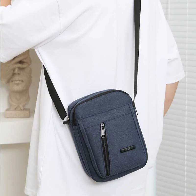 Men's Sport Canvas Crossbody Bag Versatile Adjustable Suitable for Business and Casual Wear Perfect for Travel Handbags Bolsa