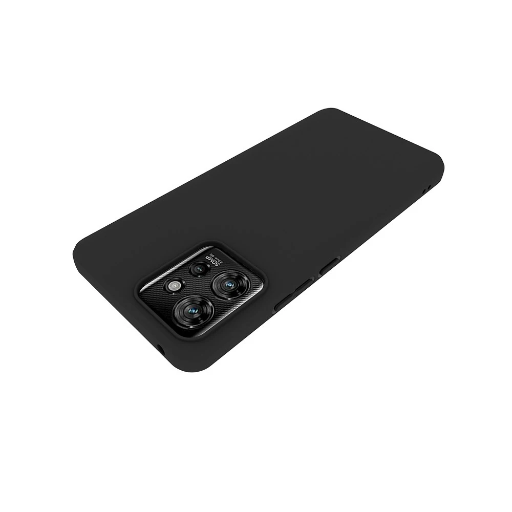 Black Matte Soft Silicone Full Protective Bumper Case