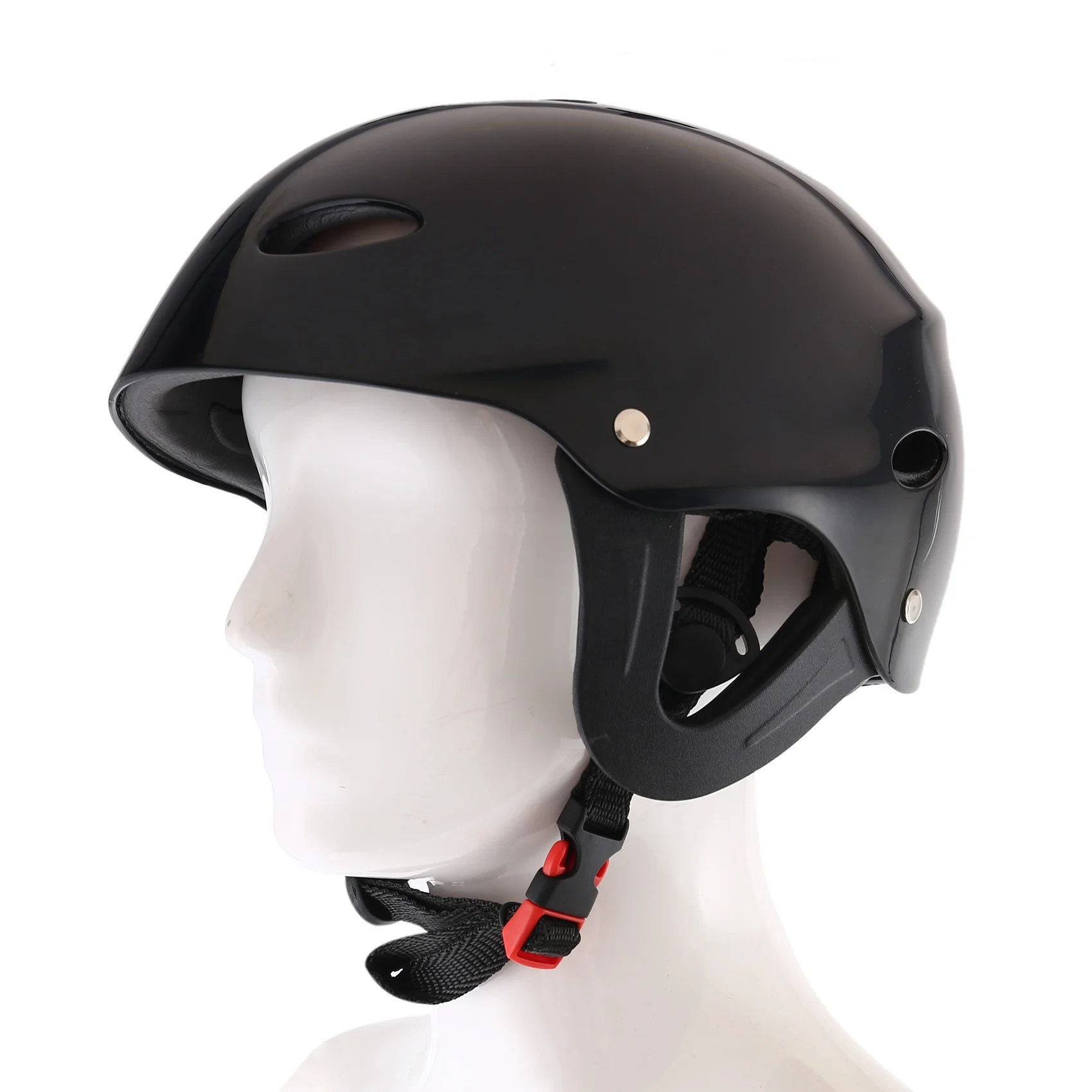 Safety Protector Helmet 11 Breathing Holes for Water Sports Kayak Canoe Surf Paddleboard-Black HOT