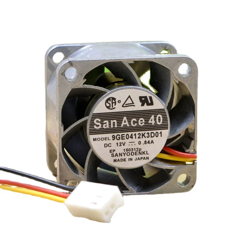 

Вентилятор для процессора Sanyo 9GE0412K3D01, 12 В, 4028 А, 4 см, x 40x28 мм