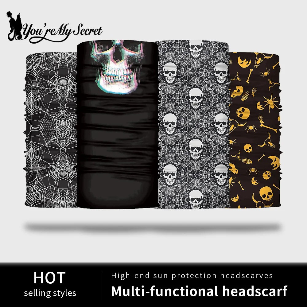 [You're My Secret] Halloween Christmas Costume Party Props for Adults Cosplay Scarves Headwear Neck Gaiter Face Mask Tube Cover
