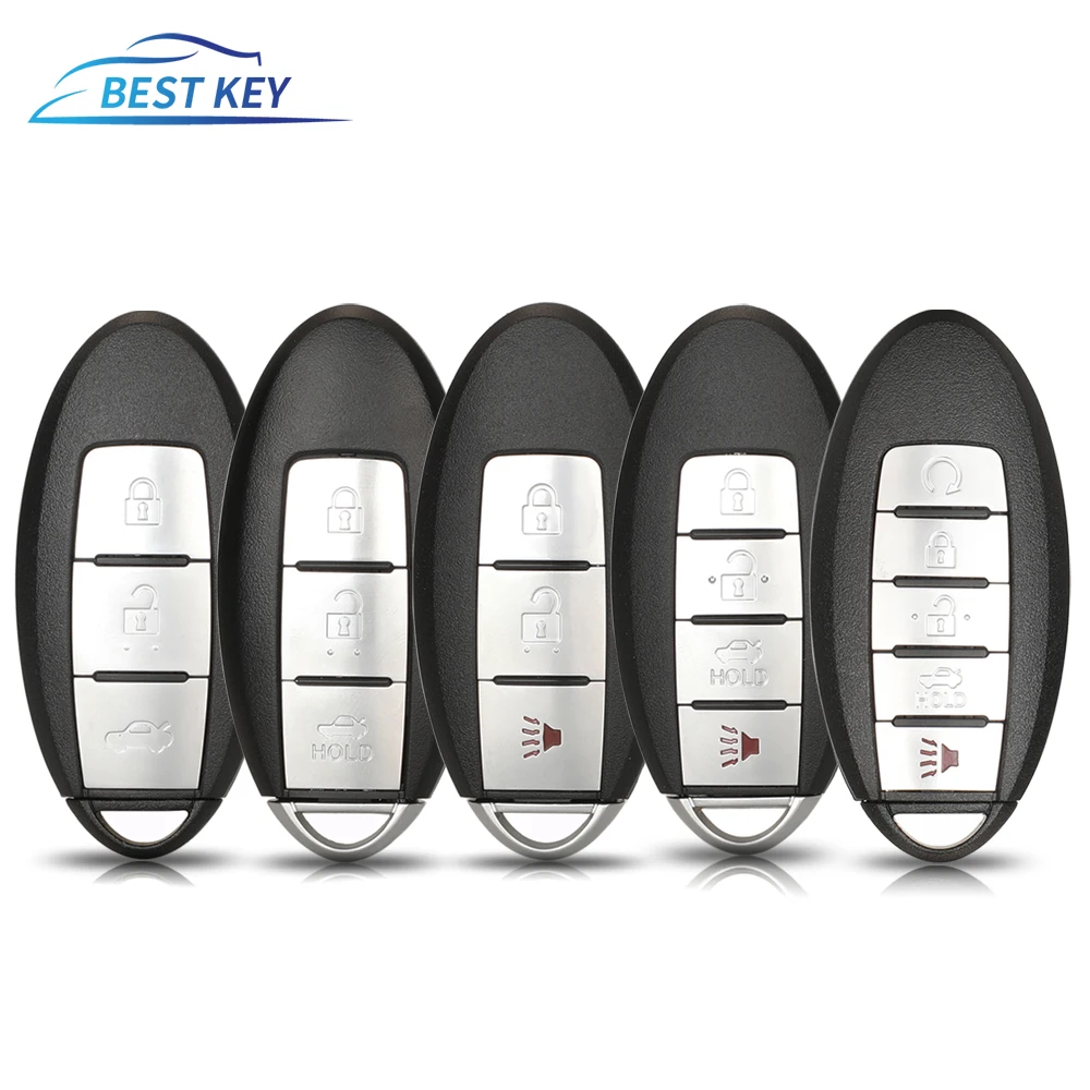 

BEST KEY Remote Smart Key Shell Cover Case For Nissan ALTIMA MAXIMA Murano Versa Teana Sentra 3/4/5 Buttons 2006-2014