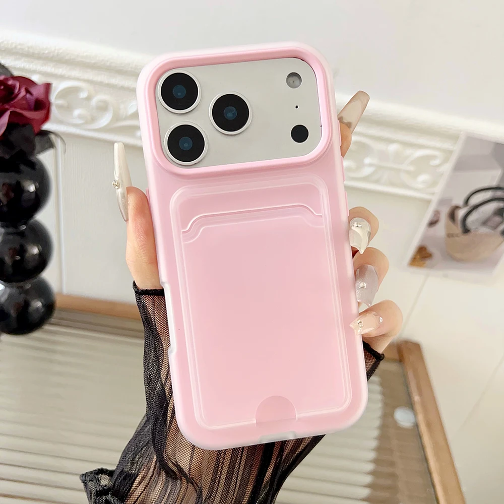 Premium Smartphone Case with Card Slot Holder and Cash Pocket - Soft Microfiber Lining, Durable TPU Cover
