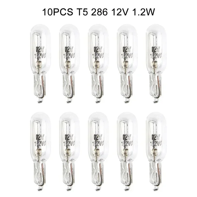 10PCS T5 286 12V/1.2W Car Dashboard Light Bulb Or Instrument Panel Bulb Quality-Auto-Acesssories  Vehicles 6