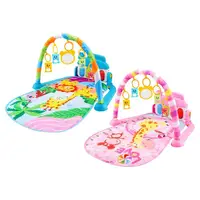 Toddler Gyms Playmats Colorful Toys And Music 5 In-1 Activity Gym Non-Slip Play Mat Activity Gym For Toddler Piano Tummy Times 1