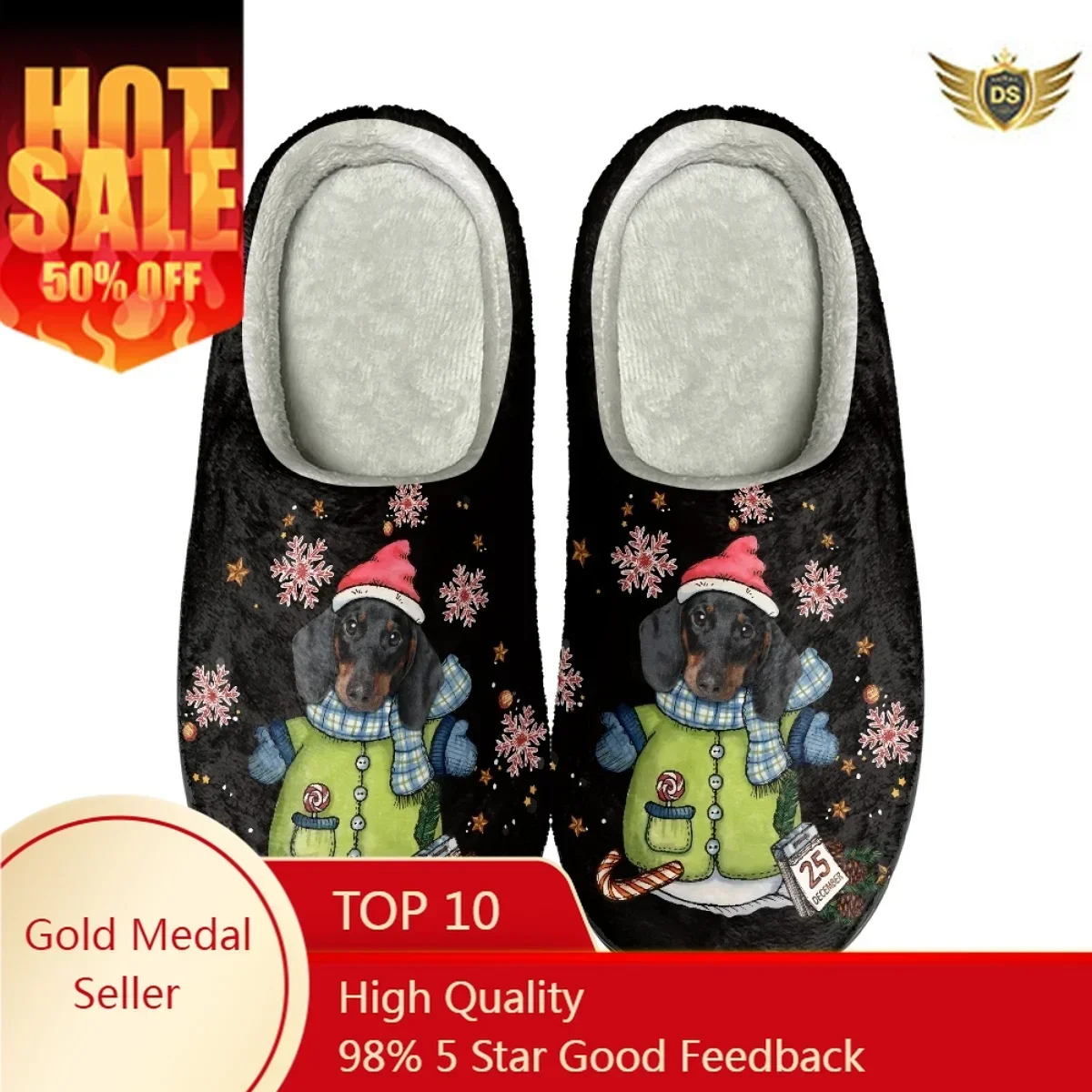 Winter Indoor House Cotton Slippers Non-Slip Warm Cozy Slippers Zapatos Mujer Casual Couple Women Home Footwear Christmas Gifts