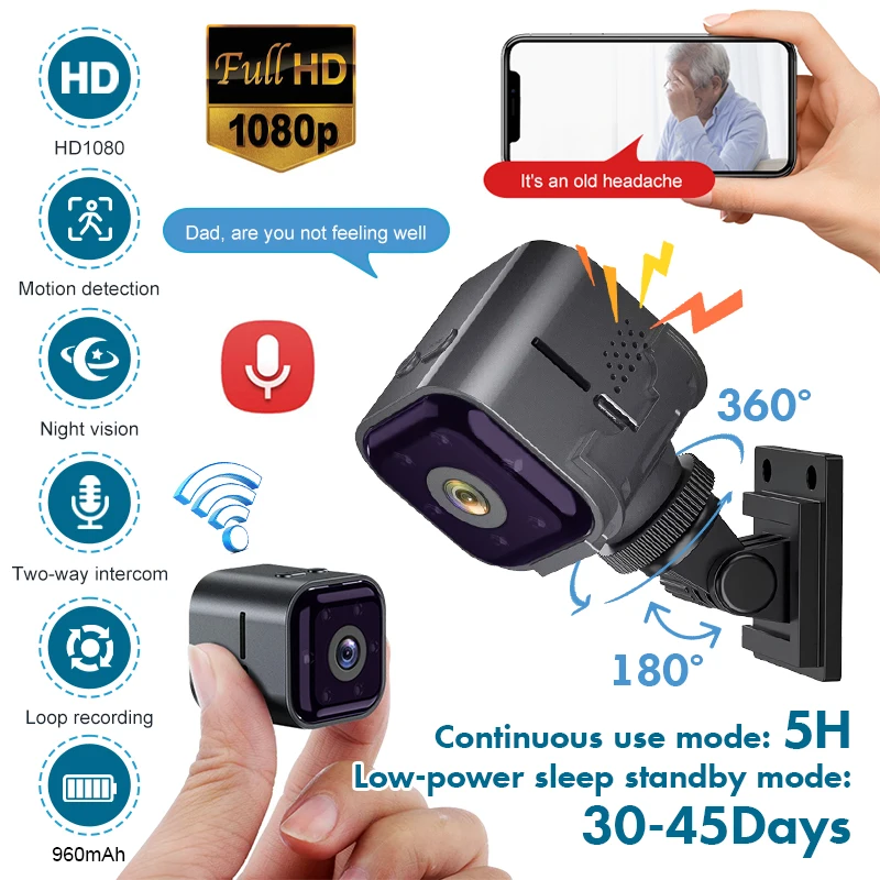 1080P-HD-Mini-Camera-Wireless-WIFI-Security-Surveillance-Micro-Cam ...
