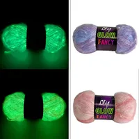 50g Mohair Yarn Luminous Yarn Hair Mink Wool Grow in the Dark Yarn Hand-knitted Sweater Threads for Knitting Yarn for Crochet 2