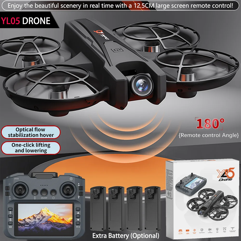 Hover Remote YL05 Mini Drone Professional HD Dual Camera Photography Optical Flow ...