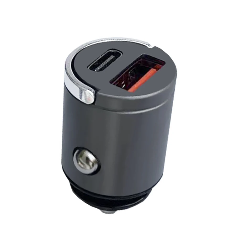 High-Power 100W Car USB Charger with Discreet Hidden Mount for a Clutter-Free Dashboard