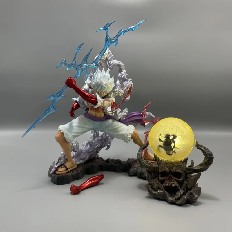 

Новинка, цельная фигурка Ника Луффи, Экипировка с молнией, 5 Луффи, фигурка из ПВХ, модель куклы, крутая модель, Детская Подвеска, коллекционная игрушка