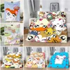 Anime H-Hamtaro Printed Blanket Picnic Blankets Warm Blanket Soft and Comfortable Blanket Home Travel Birthday Gift 1