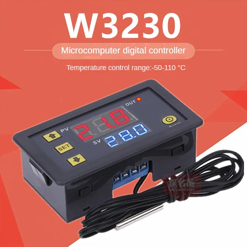 W3230 Mini Digital Temperature Controller 12V 24V 220V Thermostat