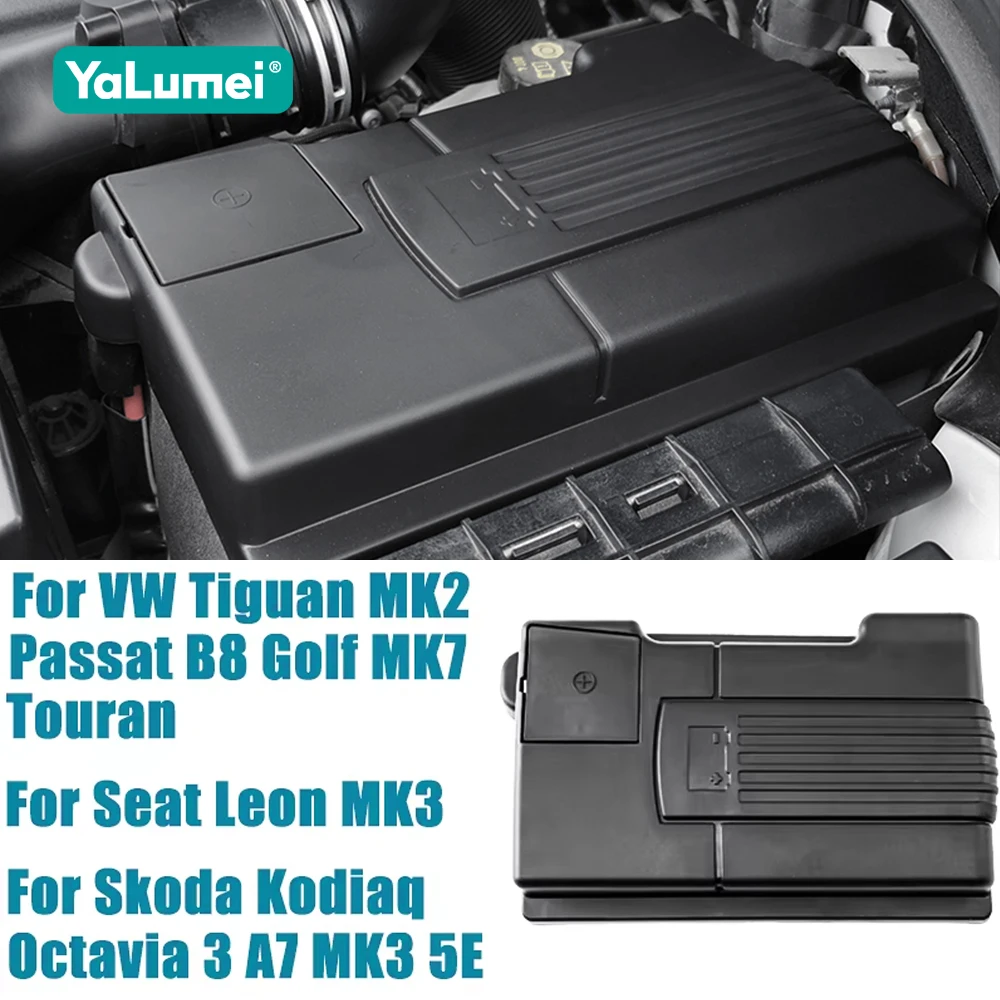Para Tiguan 2 Passat B8 Golf Sportsvan Mk7 Touran electrodo de coche cubierta de batería de motor tapa protectora carcasa protectora impermeable
