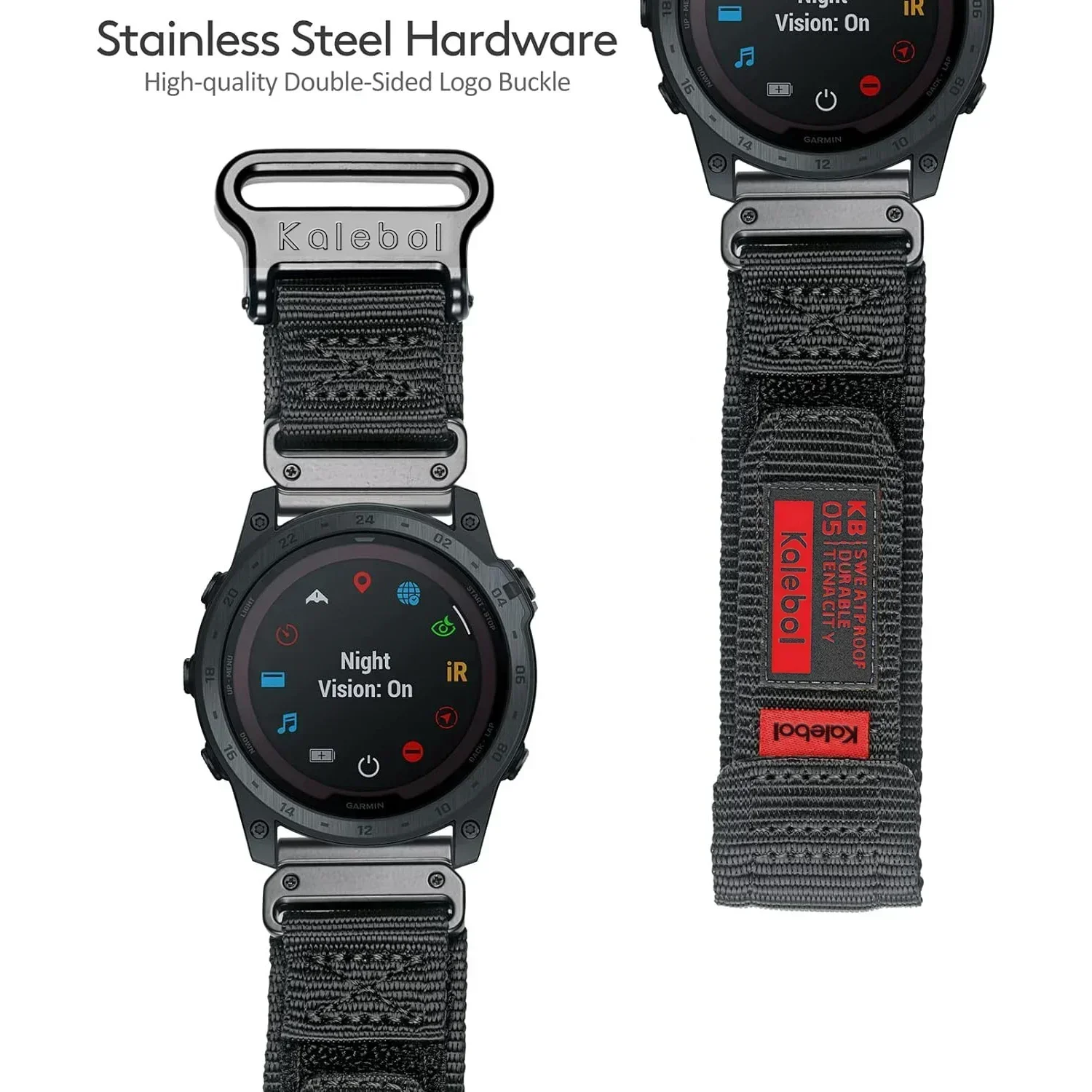 Nylon Tactical Strap, 26mm - Durable, Soft, Wear-Resistant Band
