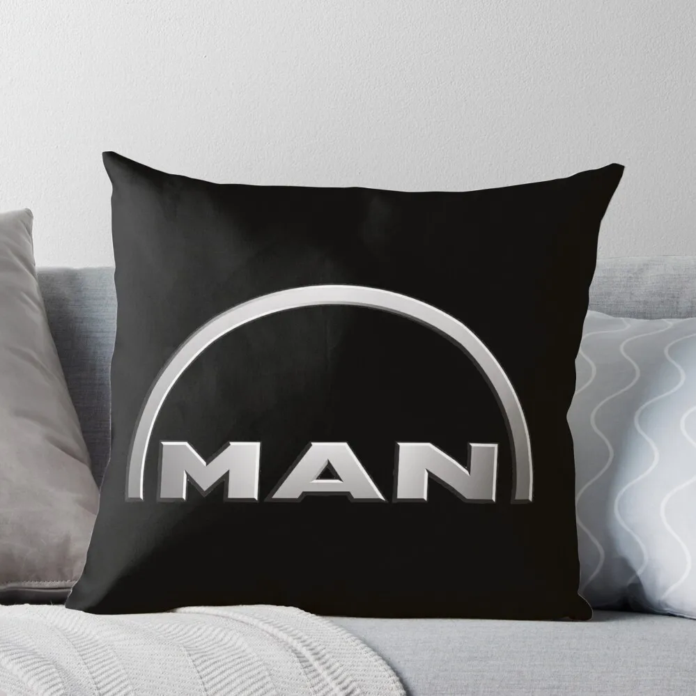 

MAN logo Throw Pillow Anime Decorative Cushions Decorative Cushions For Living Room Pillowcase