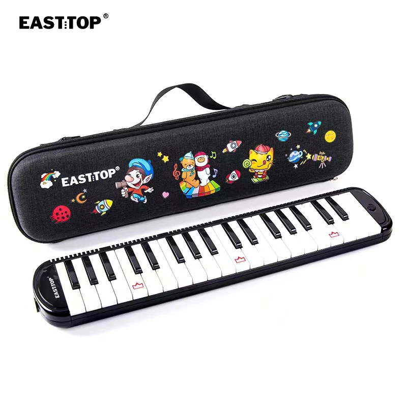 EASTTOP 32 keys melodica beginner student, professional harmonica player, gift
