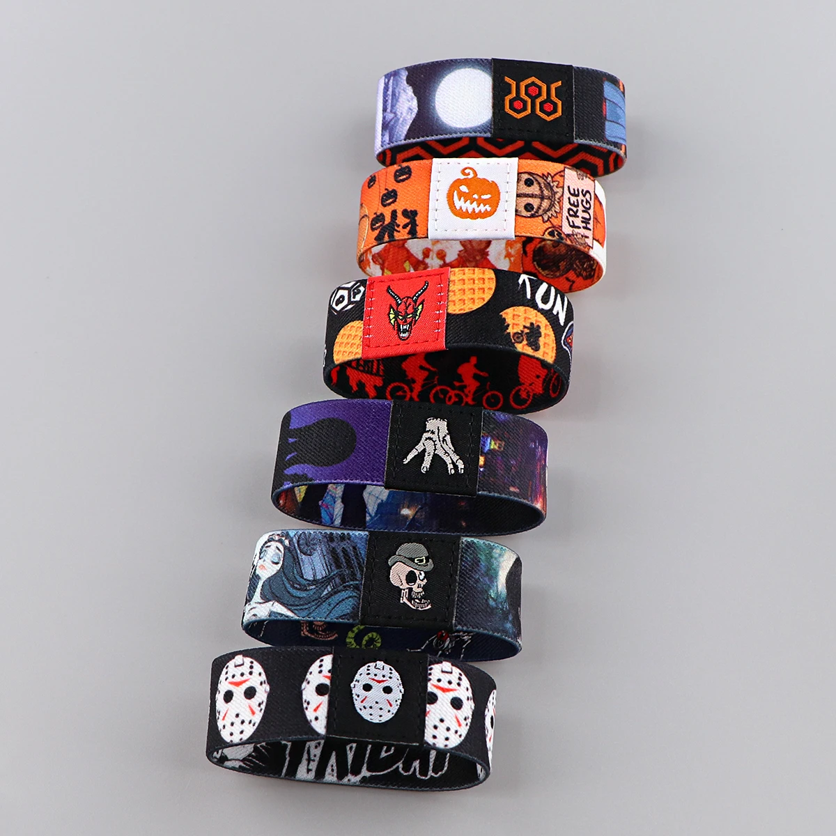 

Halloween Novel Stretch Wristband Bracelet Cartoon Women Men Bracelets on Hand Bangles With Designer Charms Jewelry Accessories
