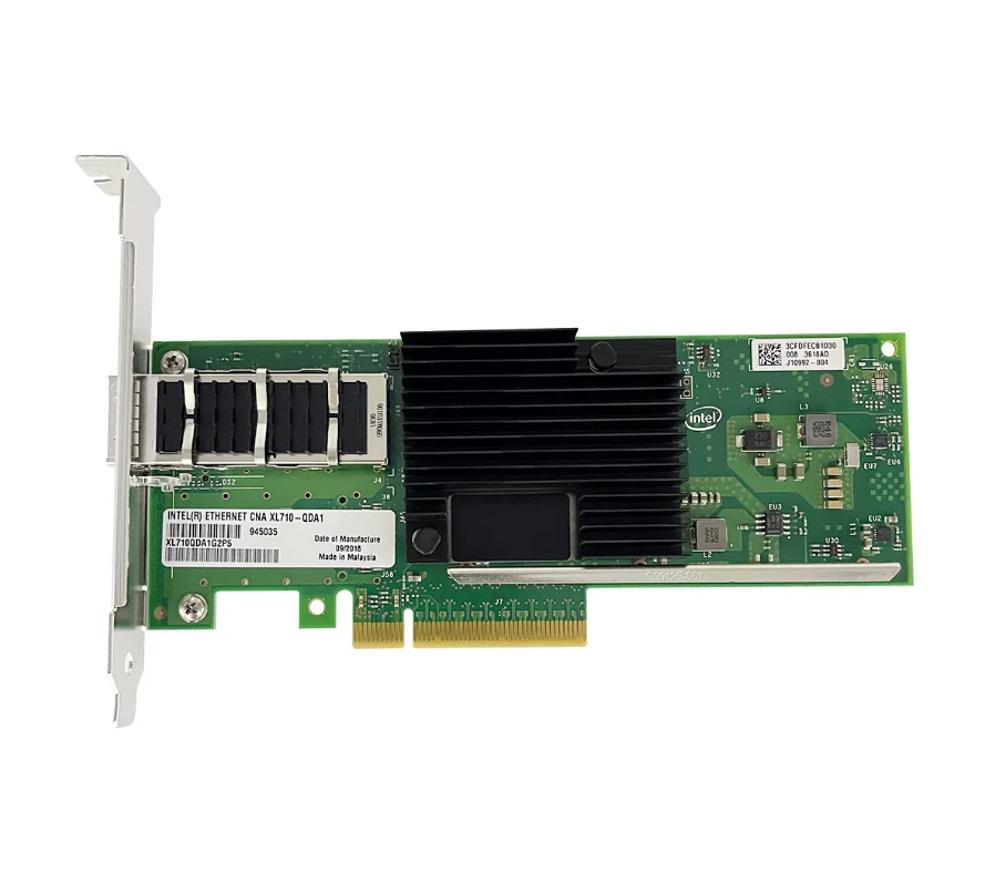 XL710 칩셋 PCIe 3.0 X8 QSFP+ 40G 단일 포트 XL710-QDA2 네트워크 카드-XL710-QDA1