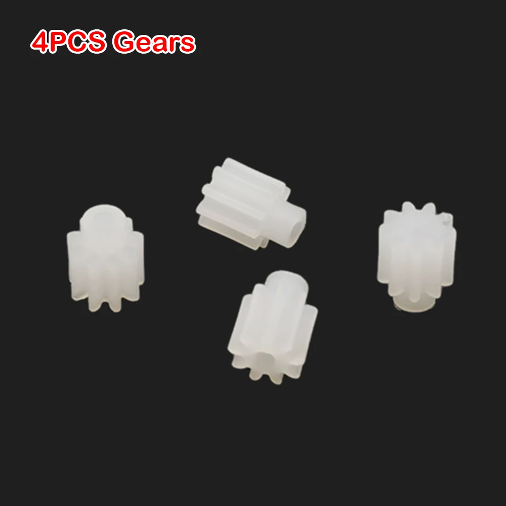 4Pcs 9T Gear 9 Teeth Plastic Fit DIA 1mm for SYMA X5 X5C X5A 7*20mm Engine Wheel Quadcopter RC Drone not with Coreless Motor motor gear transmission gear electric bike gear