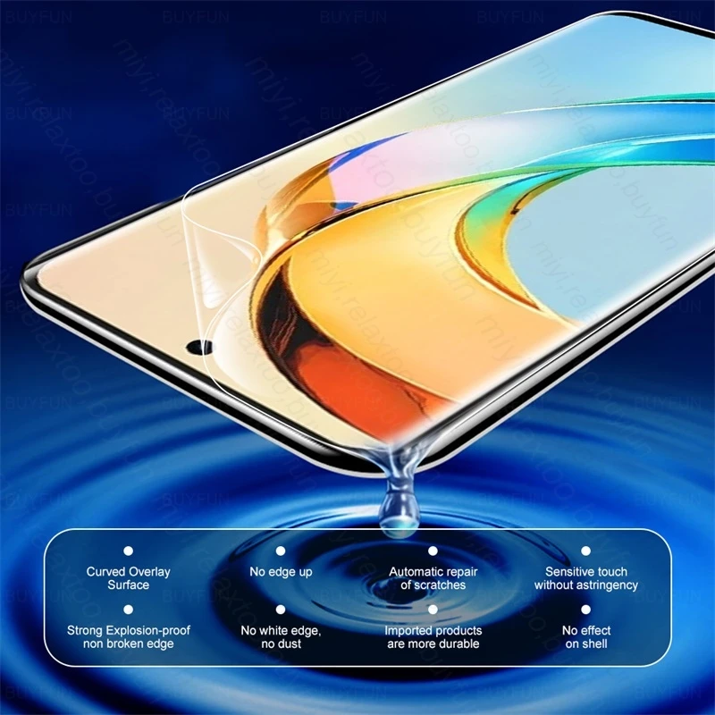 3PCS 999D Soft Hydrogel Film For HonorX9b Honor X9b 5G ALI-NX1 6.78