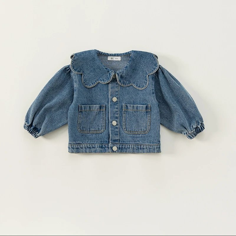 Girl Denim Jacket Kids Clothes for Girl Kids Jackets for Girl Outwear Children Coat Children Top Roupa Infantil Menina Abrigos 2