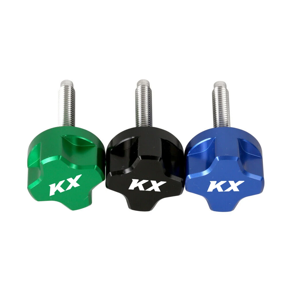 

Motorcycle KX LOGO CNC Air Filter Box Bolt Screw Plug For KAKWASAKI KX450 KX 450 2019-2020