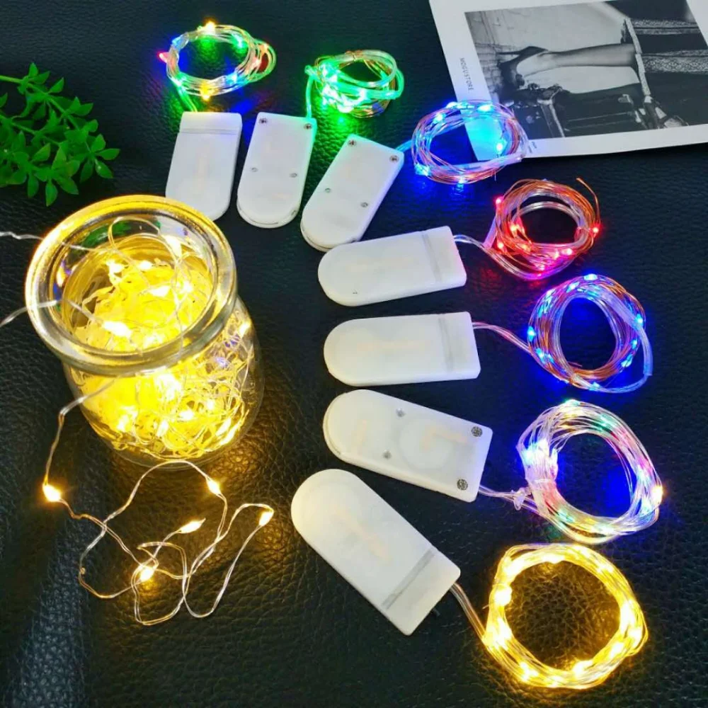 Holiday Fairy Lights Battery Operated Copper Wire LED String Lights For Christmas Tree Wedding New Year Decoration Garland Light led string light copper wire fariy light usb battery operated garland decoration 5m 10m 20m wedding christmas light party lights