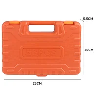 53 шт./компл. набор инструментов для ремонта автомобиля, набор головок для привода, инструменты для ремонта автомобиля, трещотка, динамометрический ключ, комбинированный инструмент для ремонта автомобиля, набор головок — изображение 6