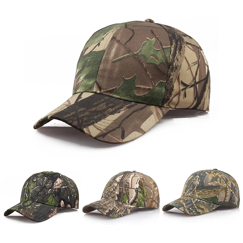 Unisex Sports Outdoor Sunscreen Quick-Drying Casual Cap Women Men Camouflage Hats Summer Camo Hunting Fishing  Baseball Cap