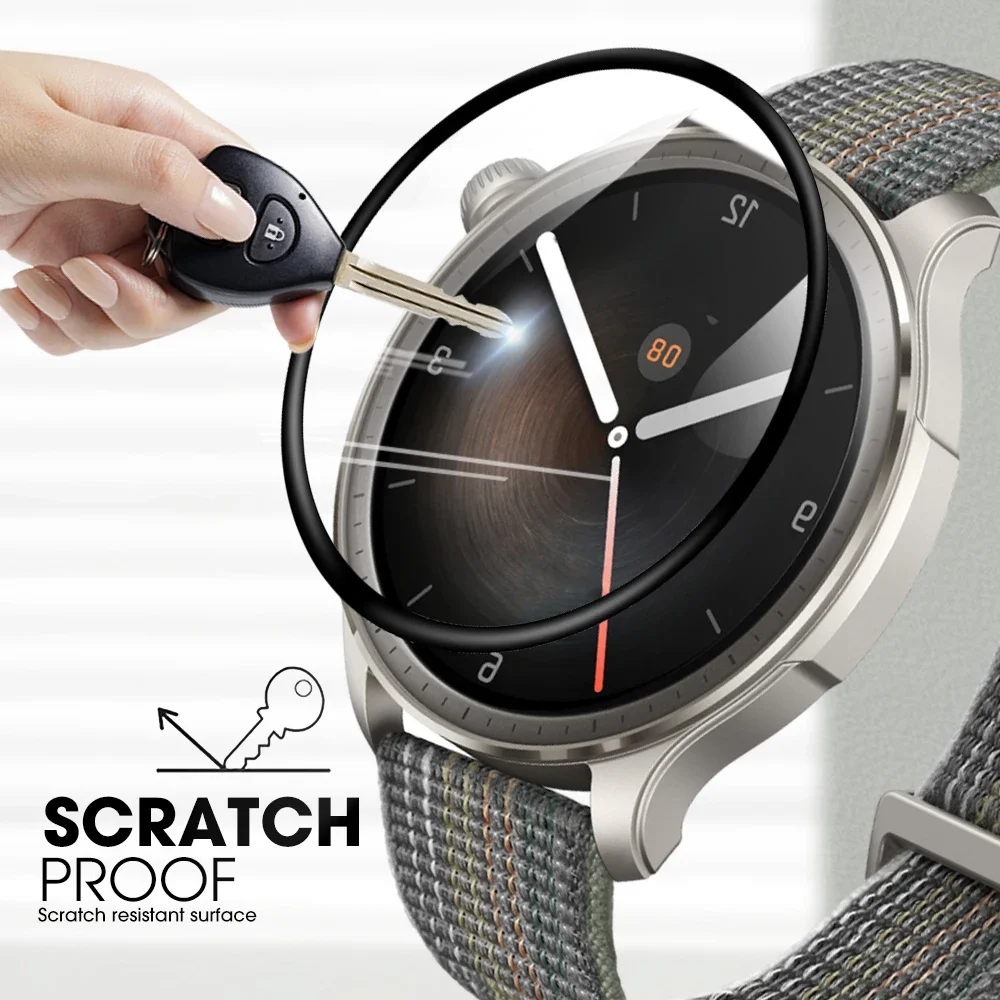 Full Coverage Anti-Scratch Screen Protector - HD Clear Soft Tempered Glass Film