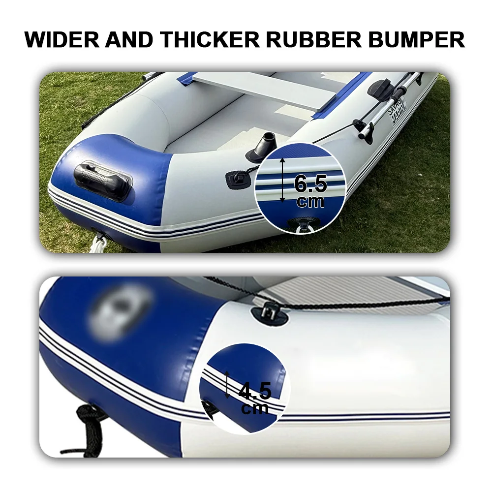 PVC Inflatable Boat for Fishing, 2.1 mKayak, Canoe, Slatted Wooden Floor, Dinghy with Free Accessories, Outdoor Water Sports