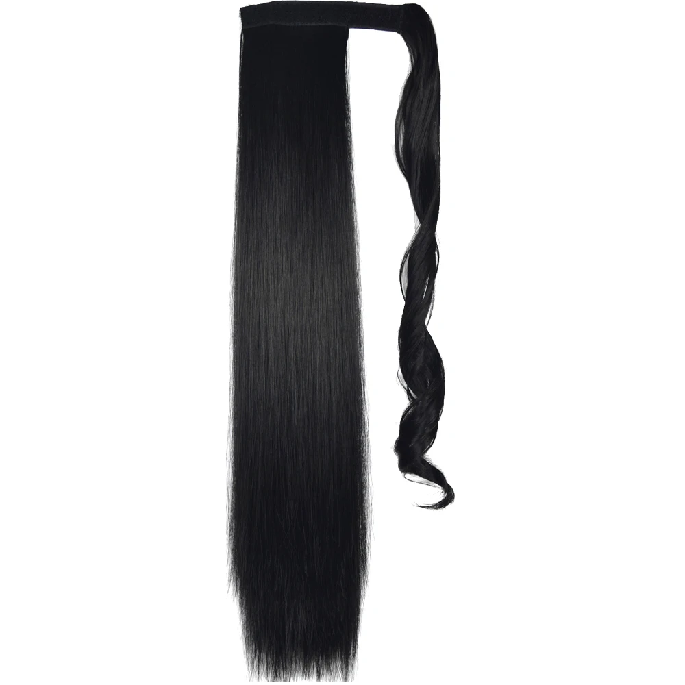TOPREETY Synthetic Hair Heat Resistant Straight Wrap Around Ponytail Extensions 4006 fake hair extensions