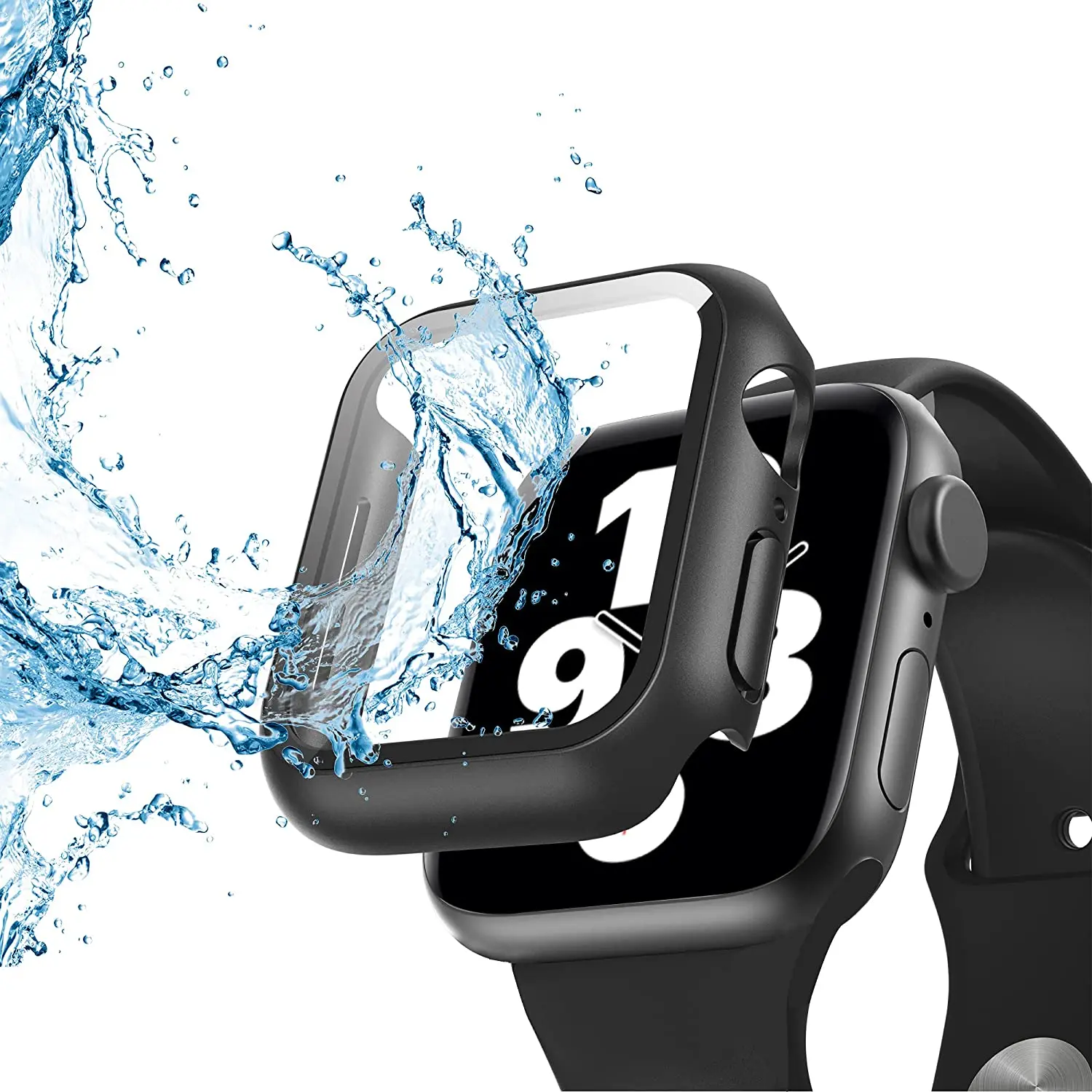 Apple Watch Waterproof Case Watchbands Waterproof Case Apple Watch Series Se 6 5 Aliexpress