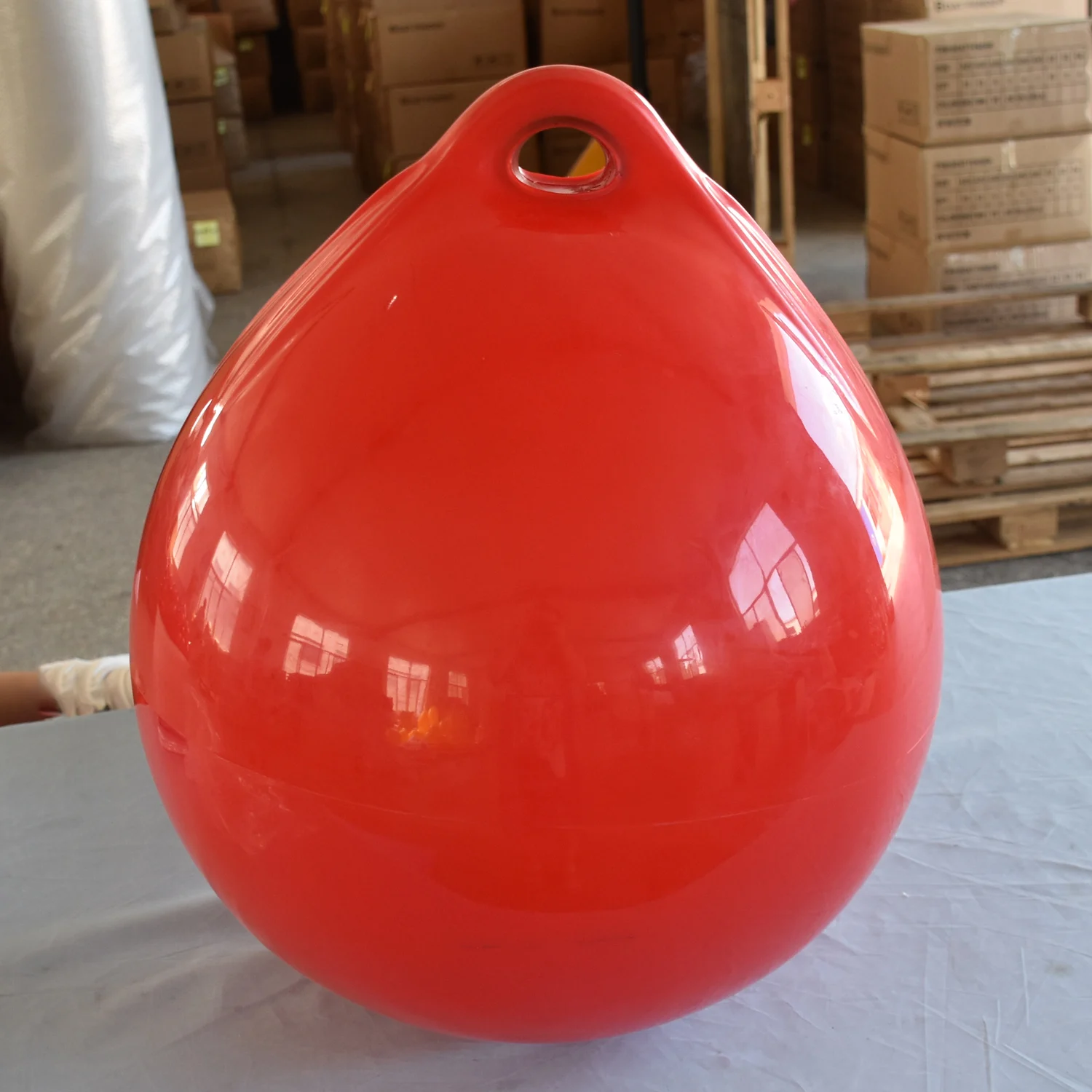 

29 x 35cm/ 11.4 x 13.8 inch (D x H) Ball Round Anchor Buoy Dock Bumper Ball Inflatable Vinyl
