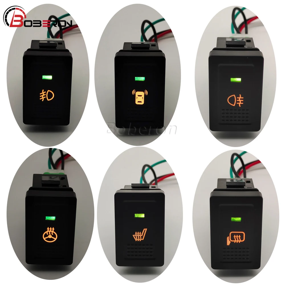 Car Led Drl Light Bar Specchietto Retrovisore Sedile Pulsante Interruttore Di Controllo Del Riscaldamento Per Suzuki Sx4 Swift Grand Vitara 2006-2012 