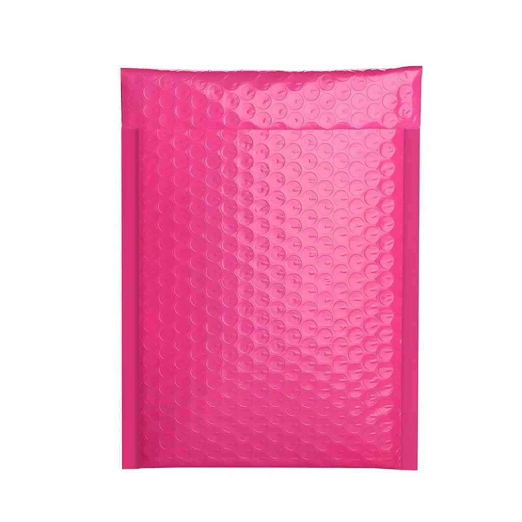 

25/50pcs Bubble Mailers Poly Bubble Mailer Self Seal Padded Envelopes Gift Bags For Book Magazine Lined Mailer Self Seal Pink