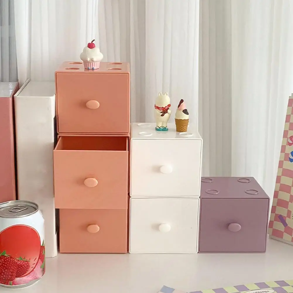 

Desktop Storage Box Practical with Handle Compact Home Decoration Accessories Keys Storage Daily Use