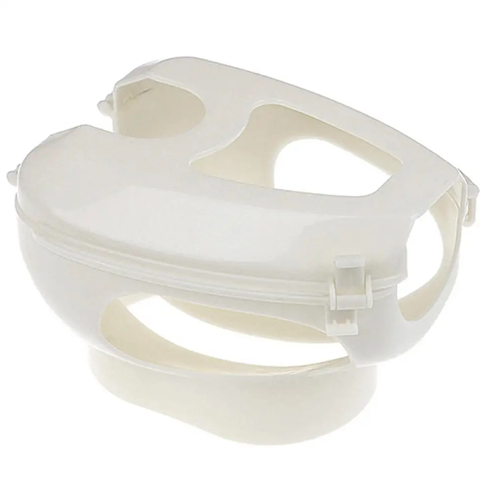 Pigeon Fixer Holder White Plastic Injection Feeding Observation Frame for Administer Safety Durability Pigeon