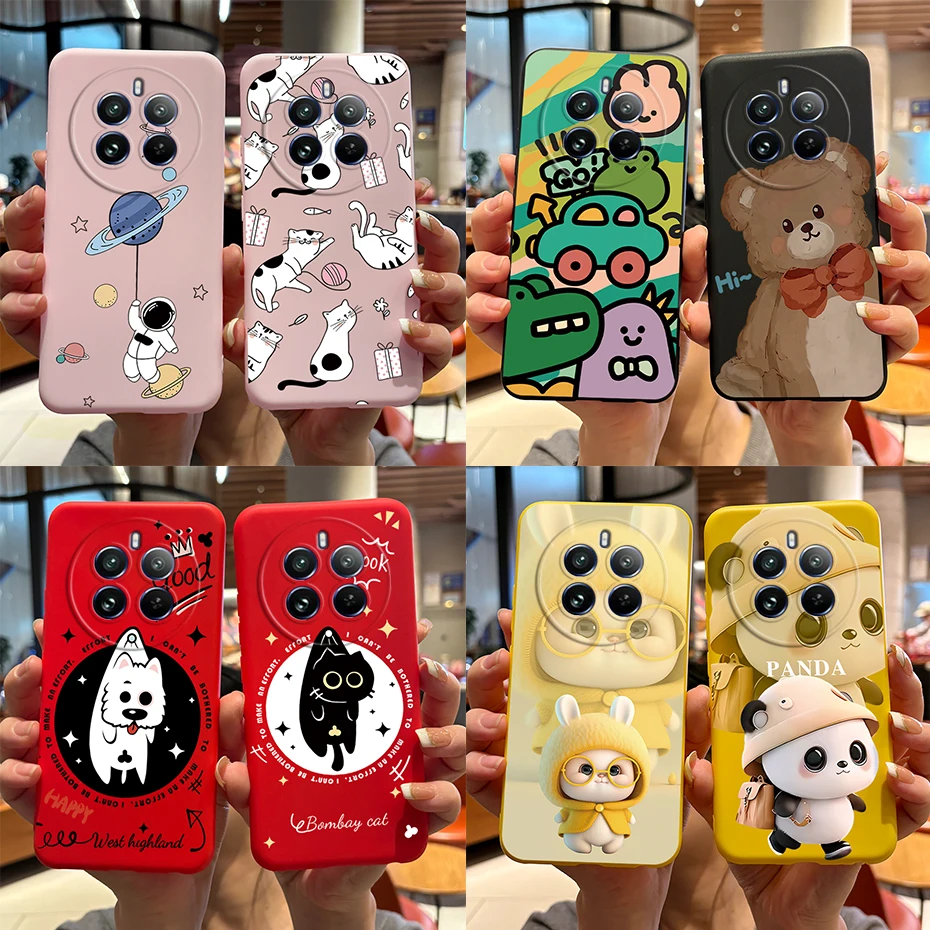 Cute Rabbit & Panda Matte Soft Protective Phone Case -