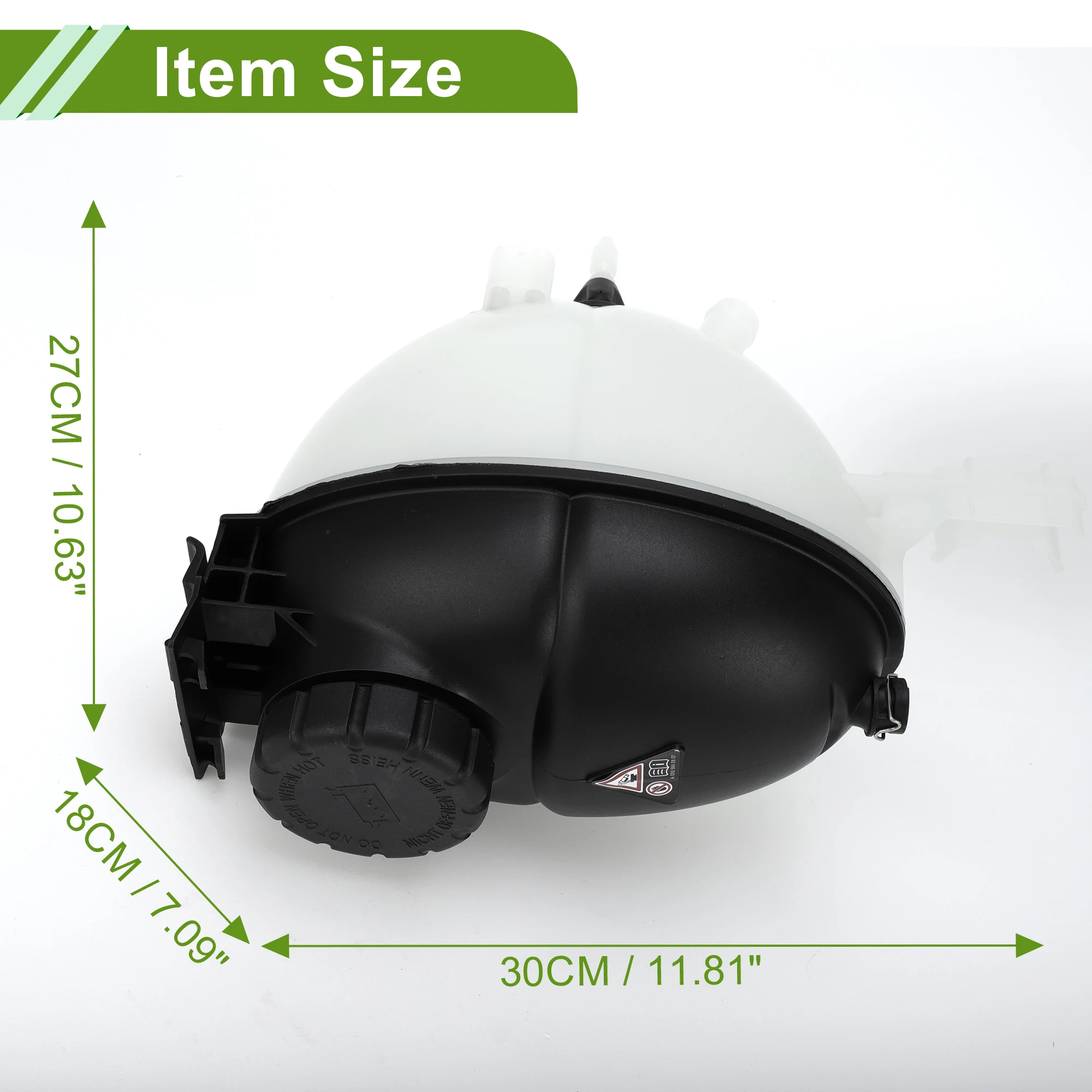 UXCELL No.2045000949 메르세데스-벤츠 C63용 냉각수 확장 탱크 AMG E550용 AMG 열 저항 냉각수 라디에이터용