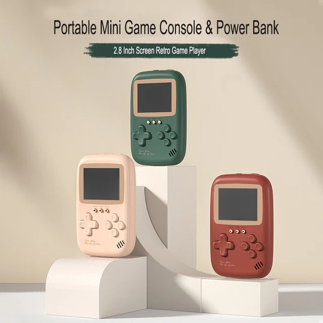 Console de jeu rétro portable de grande capacité, banque d'alimentation 10000 pouces