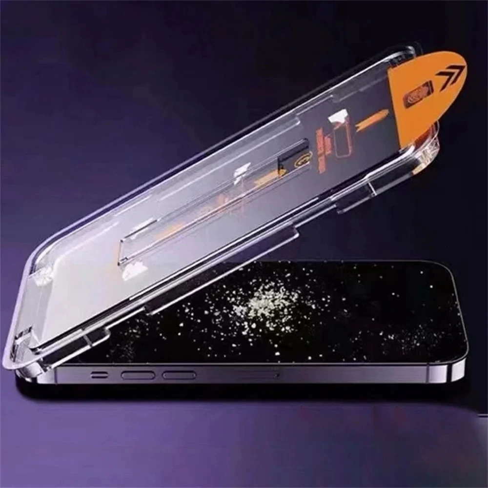 Premium Tempered Glass Screen Protector with Oleophobic Coating - Dust-Free Packaging