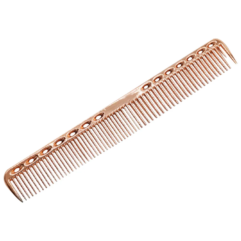 

Professional Stainless Steel Hair Cutting Comb Multi- Color Fine Hairdressing Comb Salon- Style Hair Dressing Cutting Barber