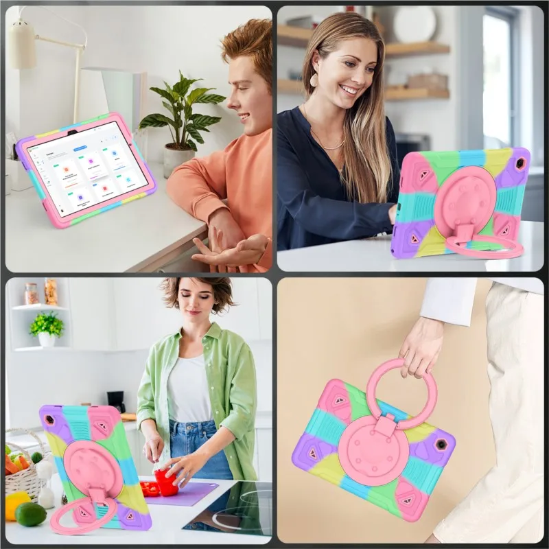 Vibrant Kids Tablet Case with Pen Tray and Enhanced Protection