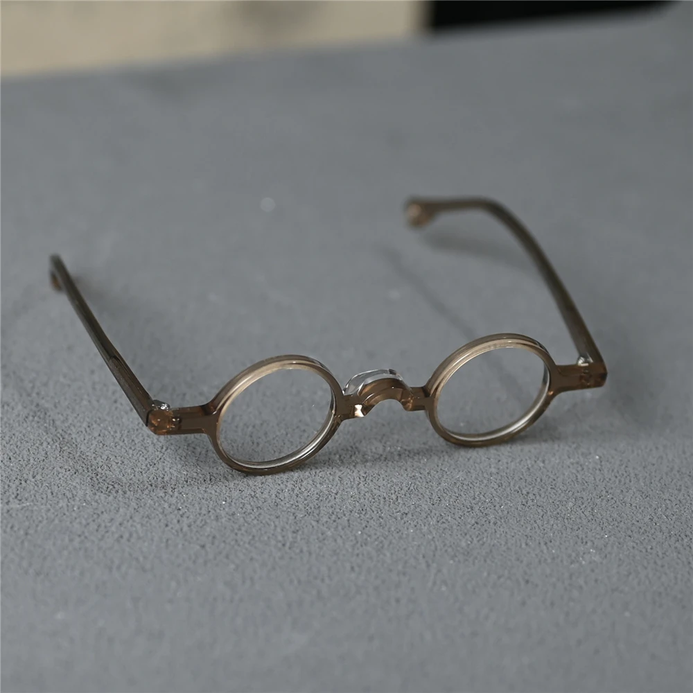 Cubojue Women's Full Rim Round Acetate Eyeglasses