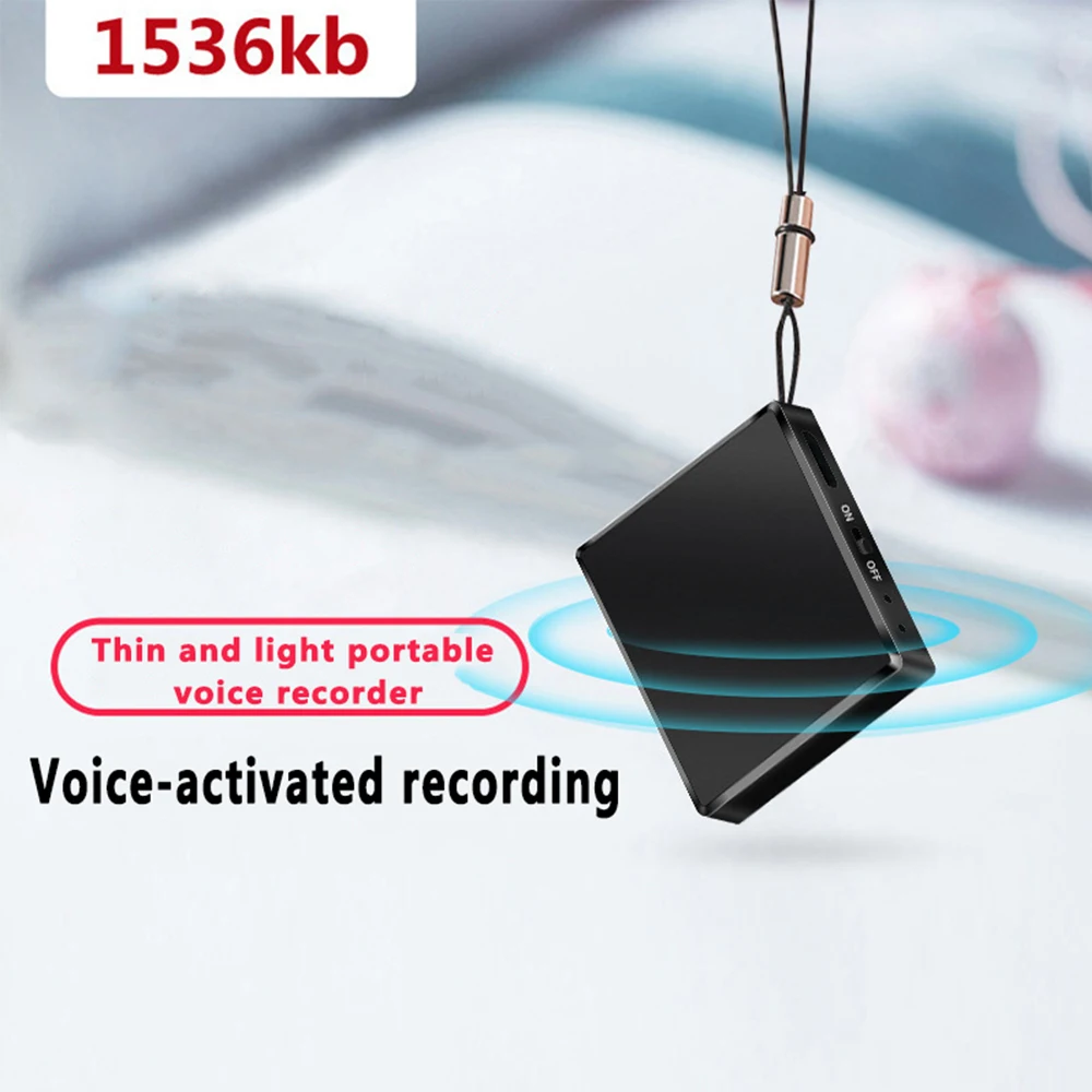 Small Voice Record Activated Mini Digital Recorder Intelligent HD Noise