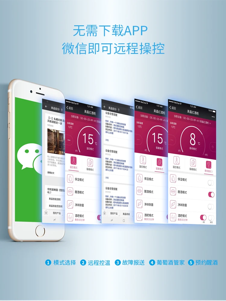 Рисунок 4 - Умный шкаф для вина с Wi-Fi и постоянной