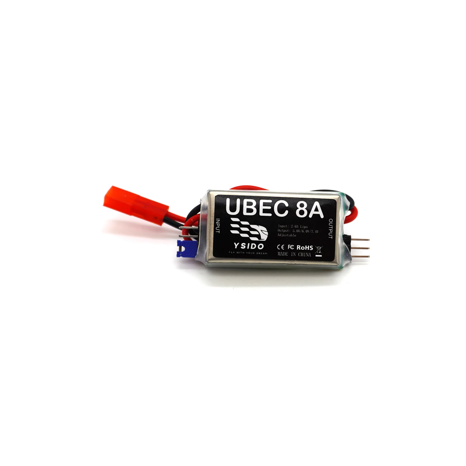 1/3/5 Stück YSIDO 8A 6A 4A UBEC Ausgang 5V/6V/7.4V BEC 2-6S Lipo Spannungsstabilisator für RC Flugzeuge FPV Drohnen Quadcopter – Detail 12