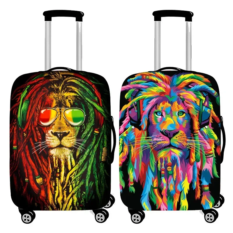 

Thicken Elastic Luggage Cover african lion Baggage Covers Suitable for 19 To 32 Inch Suitcase Case Dust Cover Travel Accessories